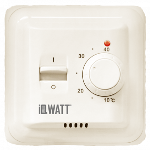 Терморегулятор с ручным управлением IQ THERMOSTAT M (ivory)
